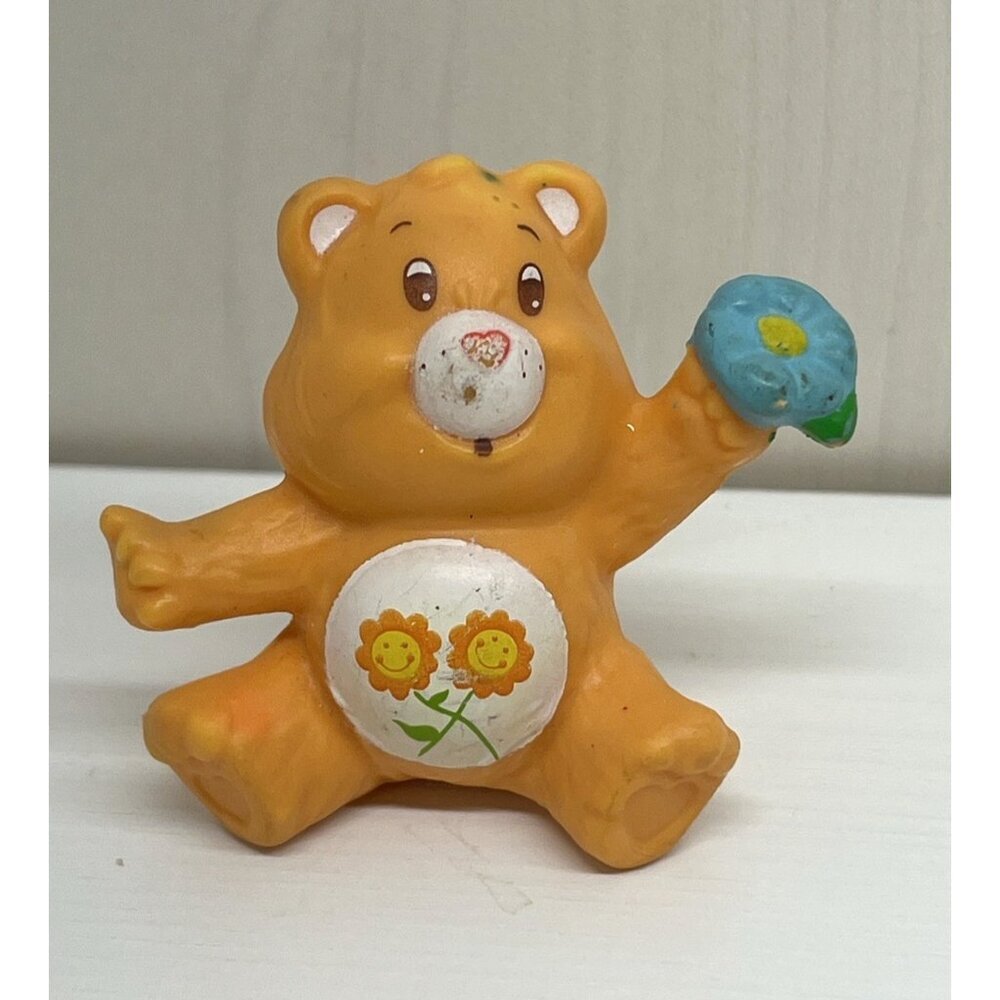 Vintage 1983 Care Bears Friend Bear 2” PVC Figure AGC 1980s Kenner **READ**